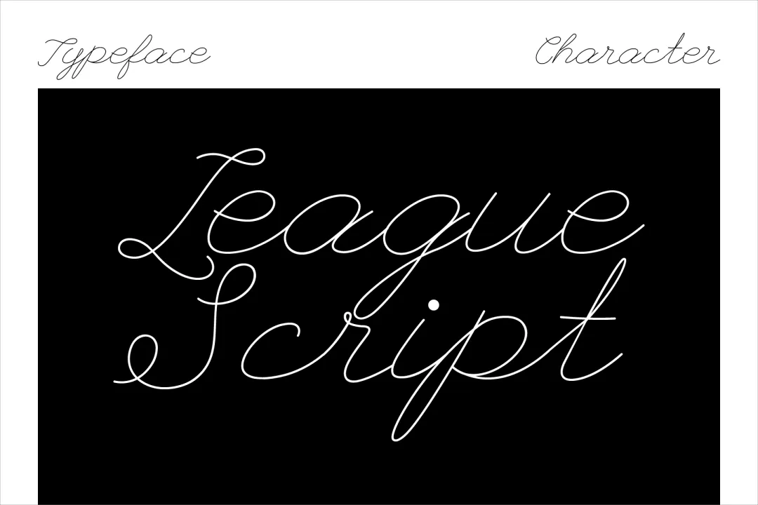 想找手写风格的字体?试试这款免费的League Script