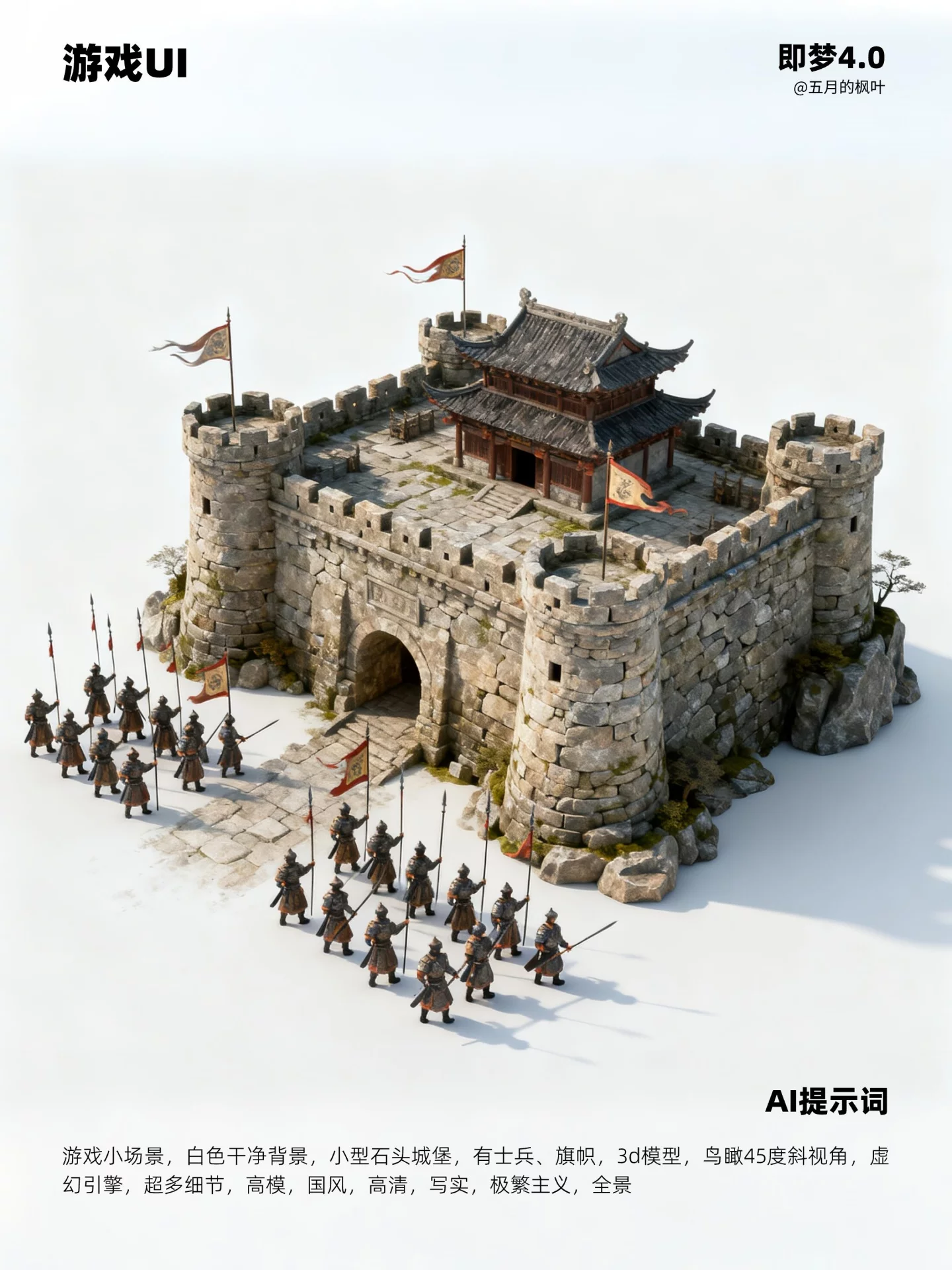 10分钟搞定！AI生成电影级3D游戏小场景，附提示词！