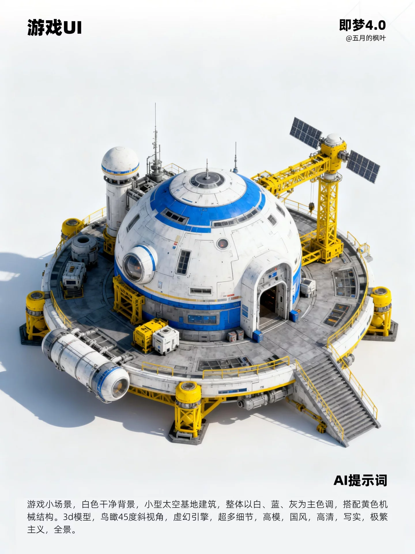 10分钟搞定！AI生成电影级3D游戏小场景，附提示词！