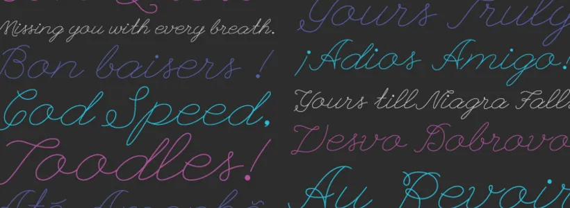 想找手写风格的字体?试试这款免费的League Script