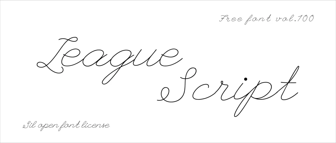 想找手写风格的字体?试试这款免费的League Script