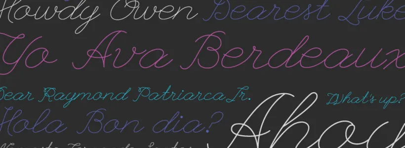 想找手写风格的字体?试试这款免费的League Script