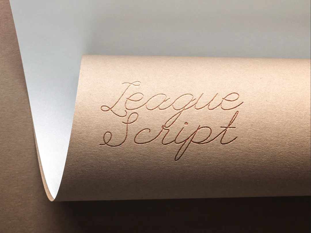 免费的League Script，英文字体下载