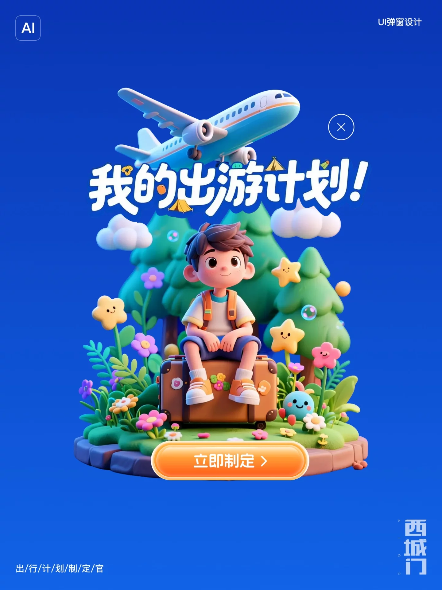 原来AI做旅游UI弹窗就这3步!新手也能轻松GET