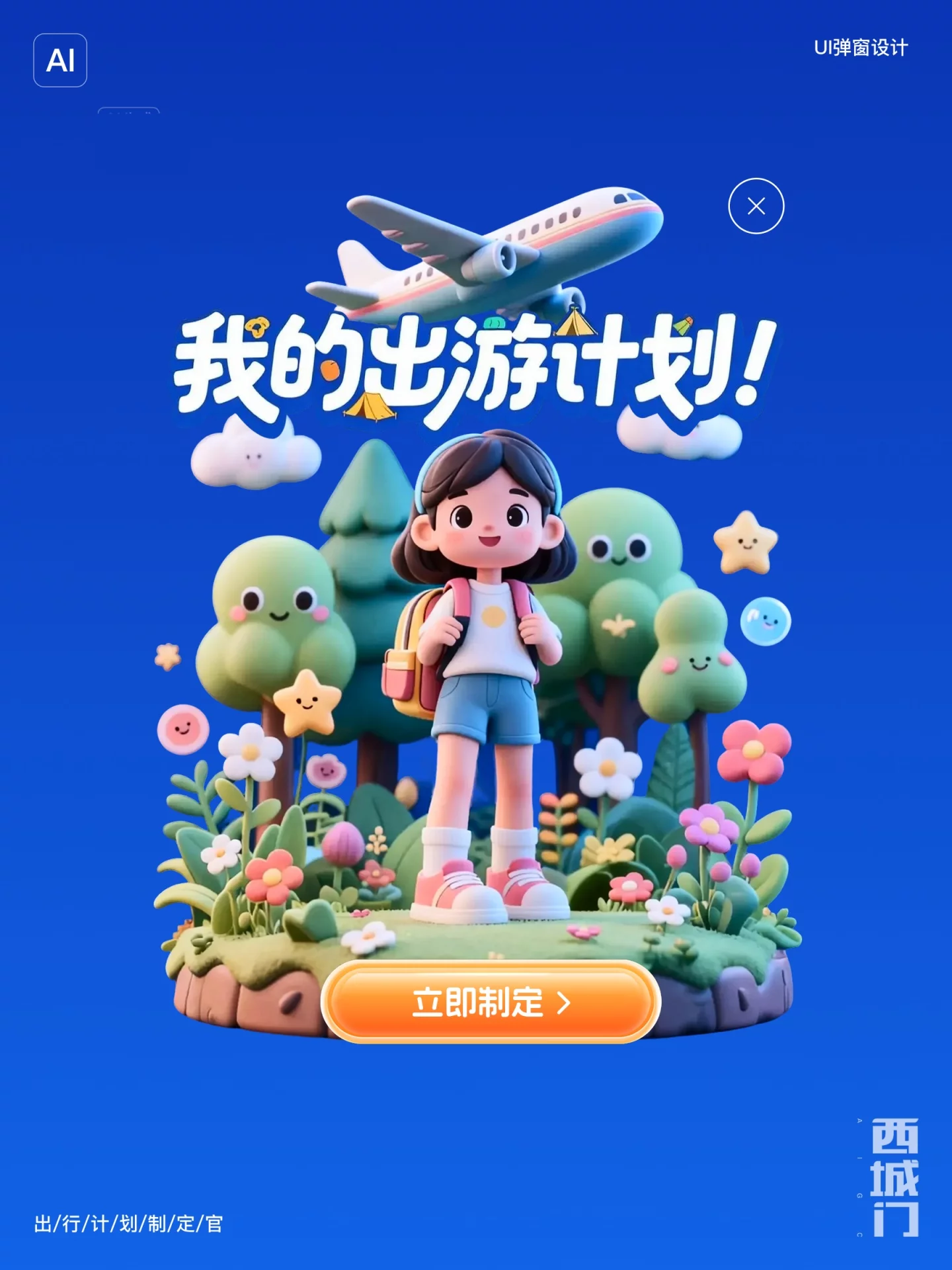 原来AI做旅游UI弹窗就这3步!新手也能轻松GET