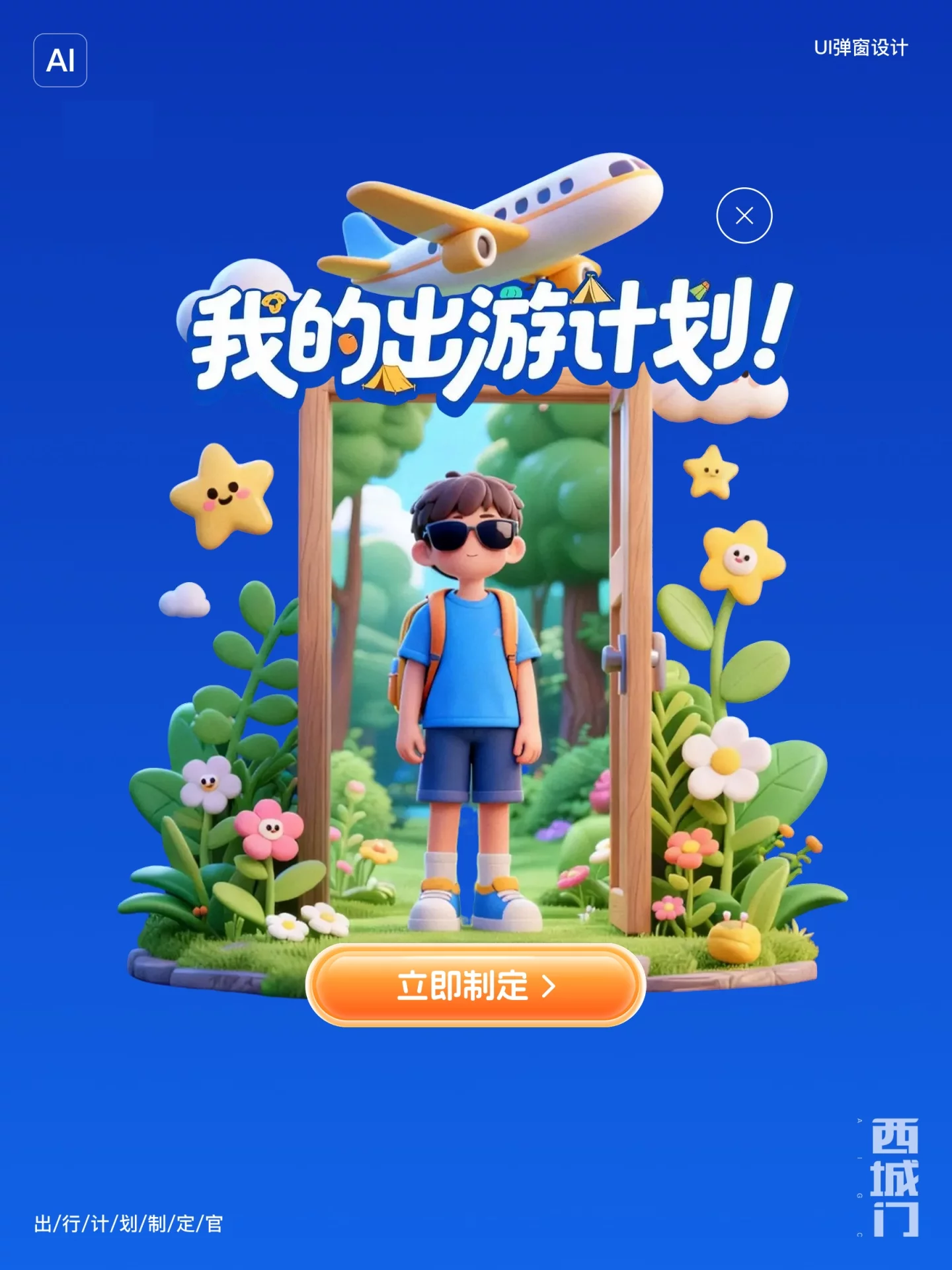 原来AI做旅游UI弹窗就这3步!新手也能轻松GET