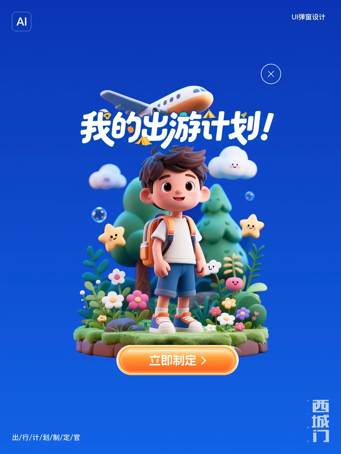 原来AI做旅游UI弹窗就这3步!新手也能轻松GET