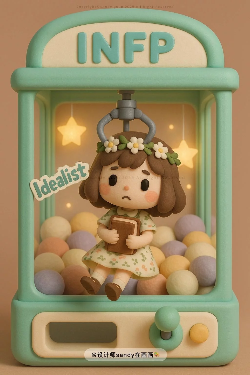 提示词模板速存!9款GPT-4o动森风MBTI玩偶设计