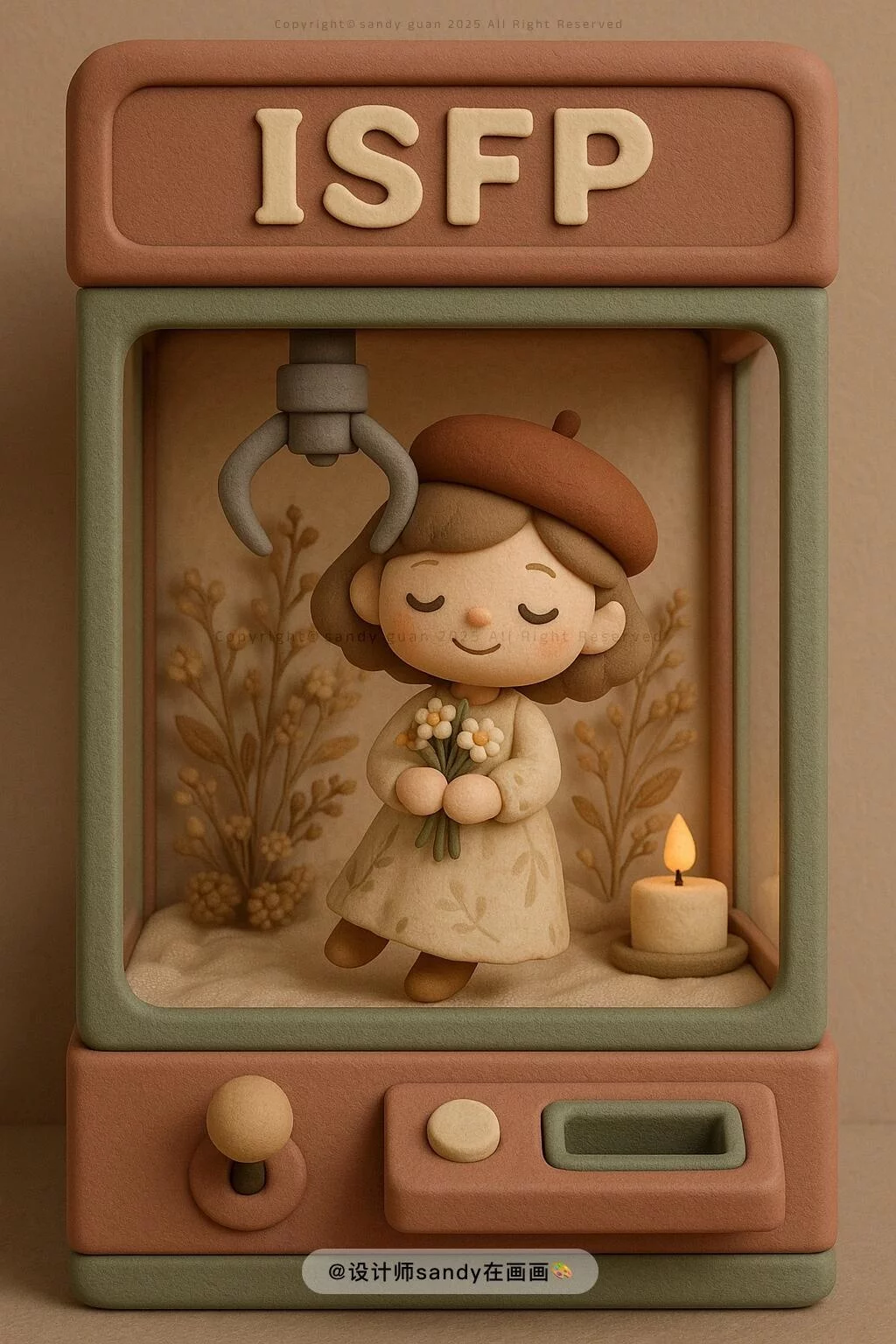 提示词模板速存!9款GPT-4o动森风MBTI玩偶设计