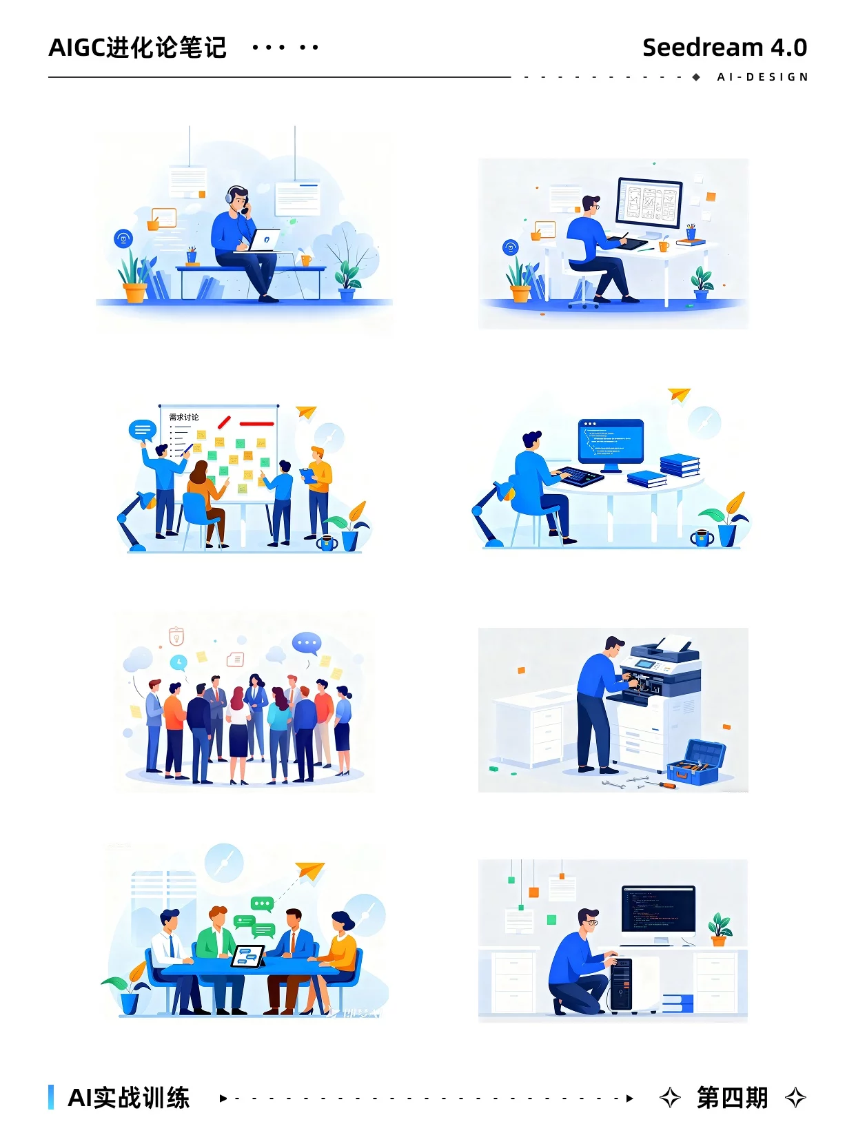 别再熬夜肝图了！5步调教AI，同风格插画10倍速出稿！