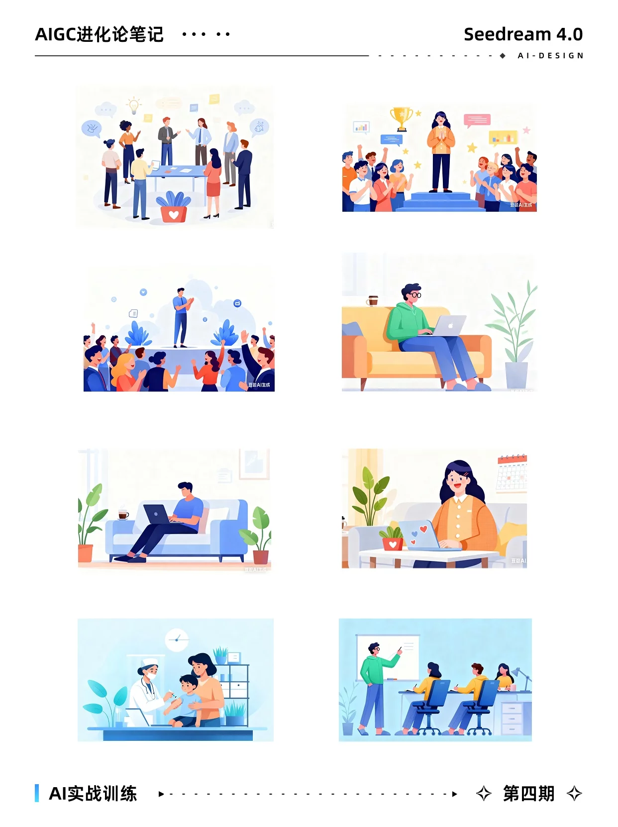 别再熬夜肝图了！5步调教AI，同风格插画10倍速出稿！