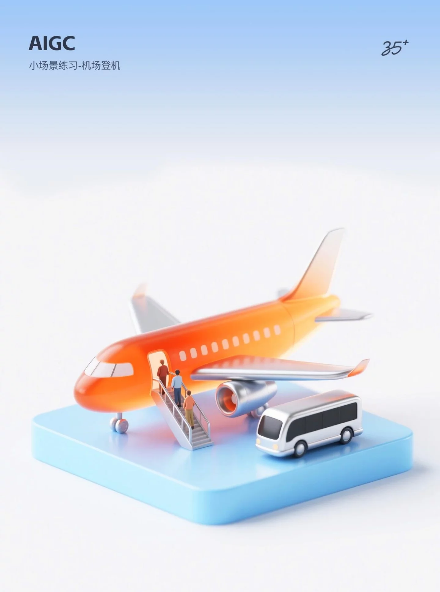 AI绘制8组B端场景小图标！附详细提示词