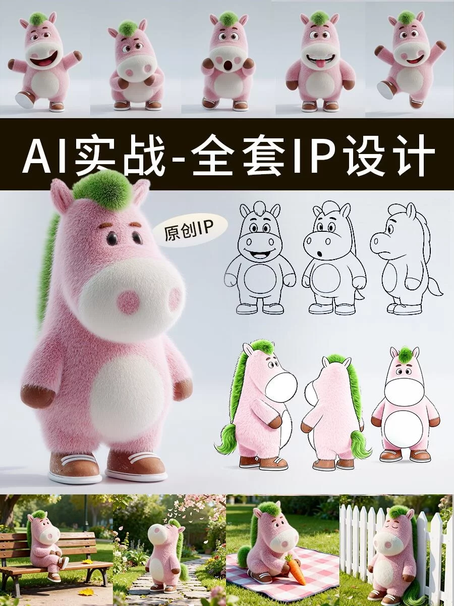 AI4大场景延展IP形象超全攻略