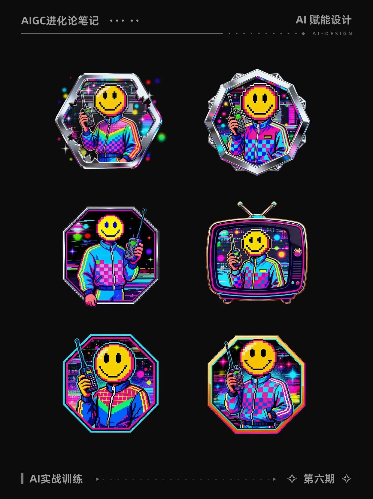 AI给我灵感！解锁勋章设计的1001种可能，附提示词！