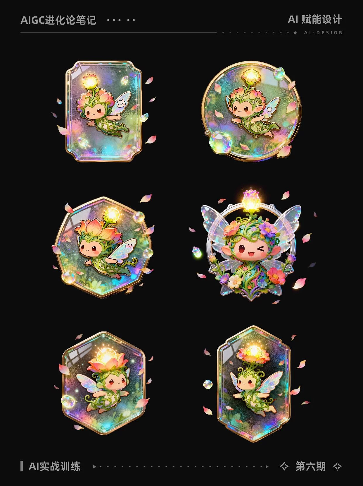 AI给我灵感！解锁勋章设计的1001种可能，附提示词！