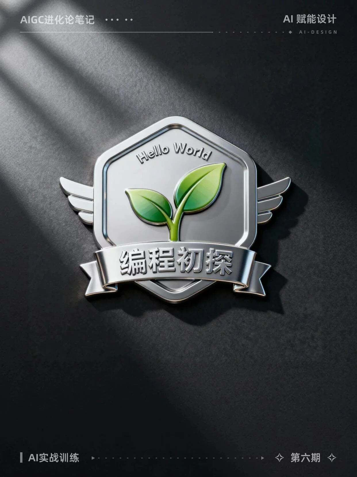 AI给我灵感！解锁勋章设计的1001种可能，附提示词！