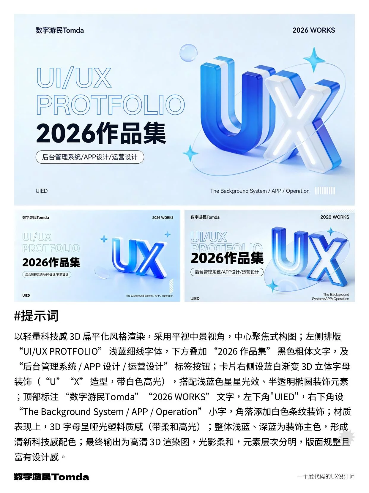 3分钟出大片!5步搞定作品集封面小字渲染