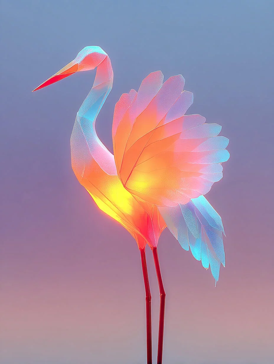 这组荧光Sref代码太强了！1分钟搞定卡通荧光感