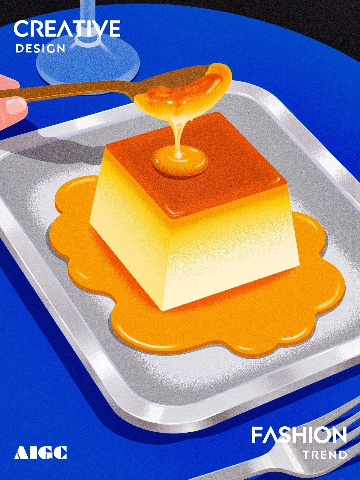 拯救不高级！3步教你用AI打造高级感食物插画