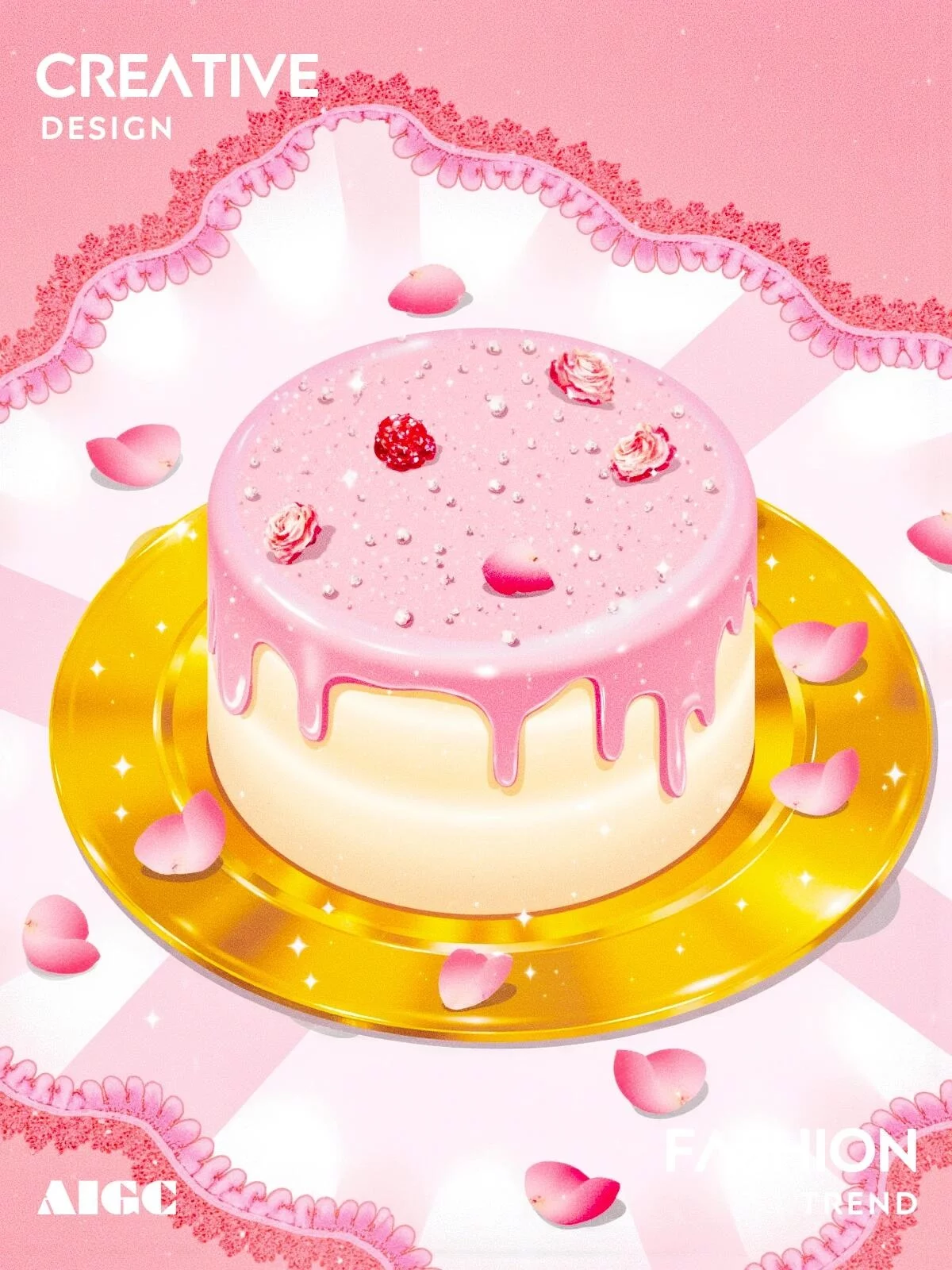 拯救不高级！3步教你用AI打造高级感食物插画