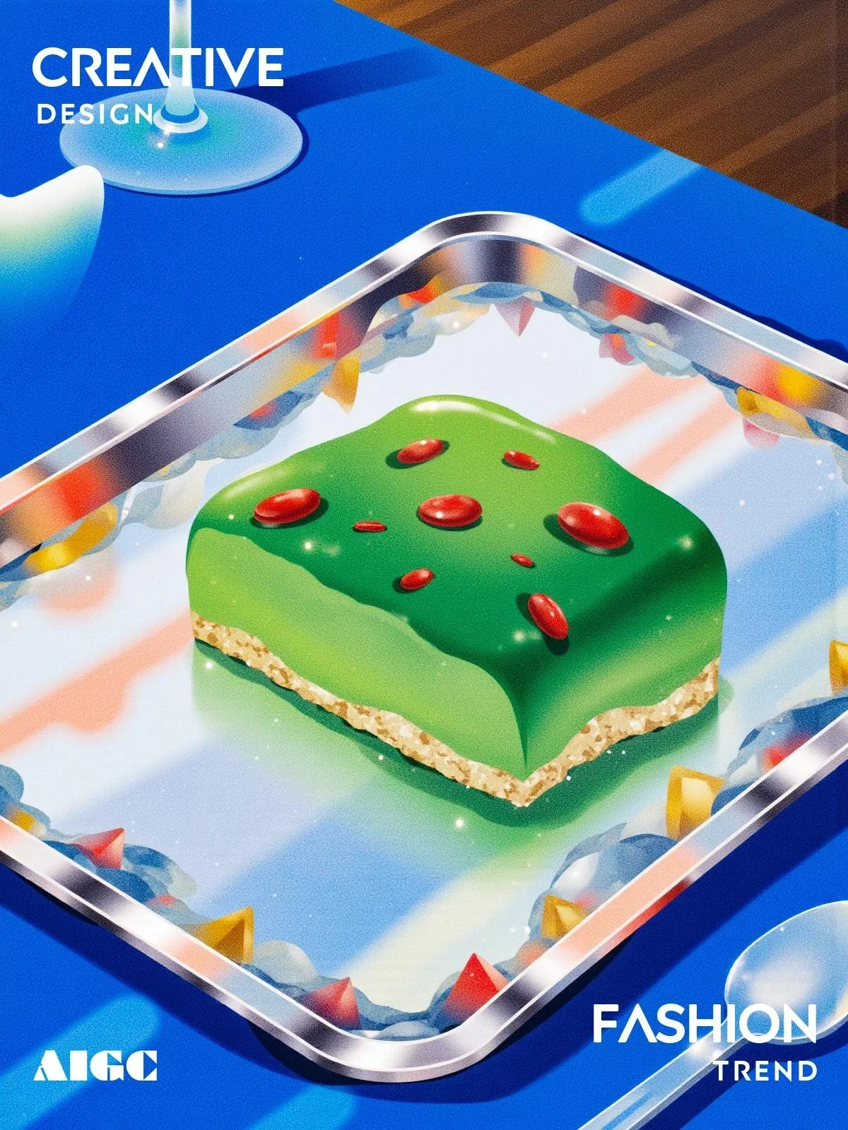 拯救不高级！3步教你用AI打造高级感食物插画