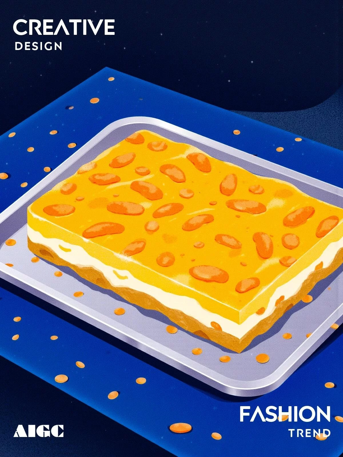 用AI打造高级感食物插画