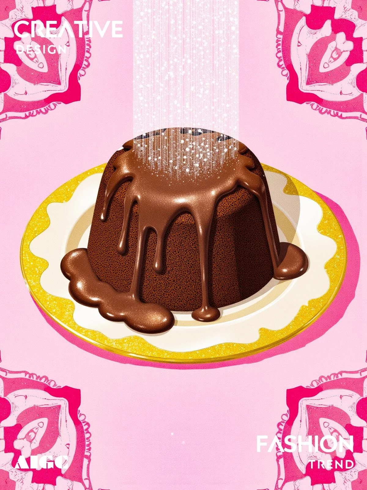 拯救不高级！3步教你用AI打造高级感食物插画