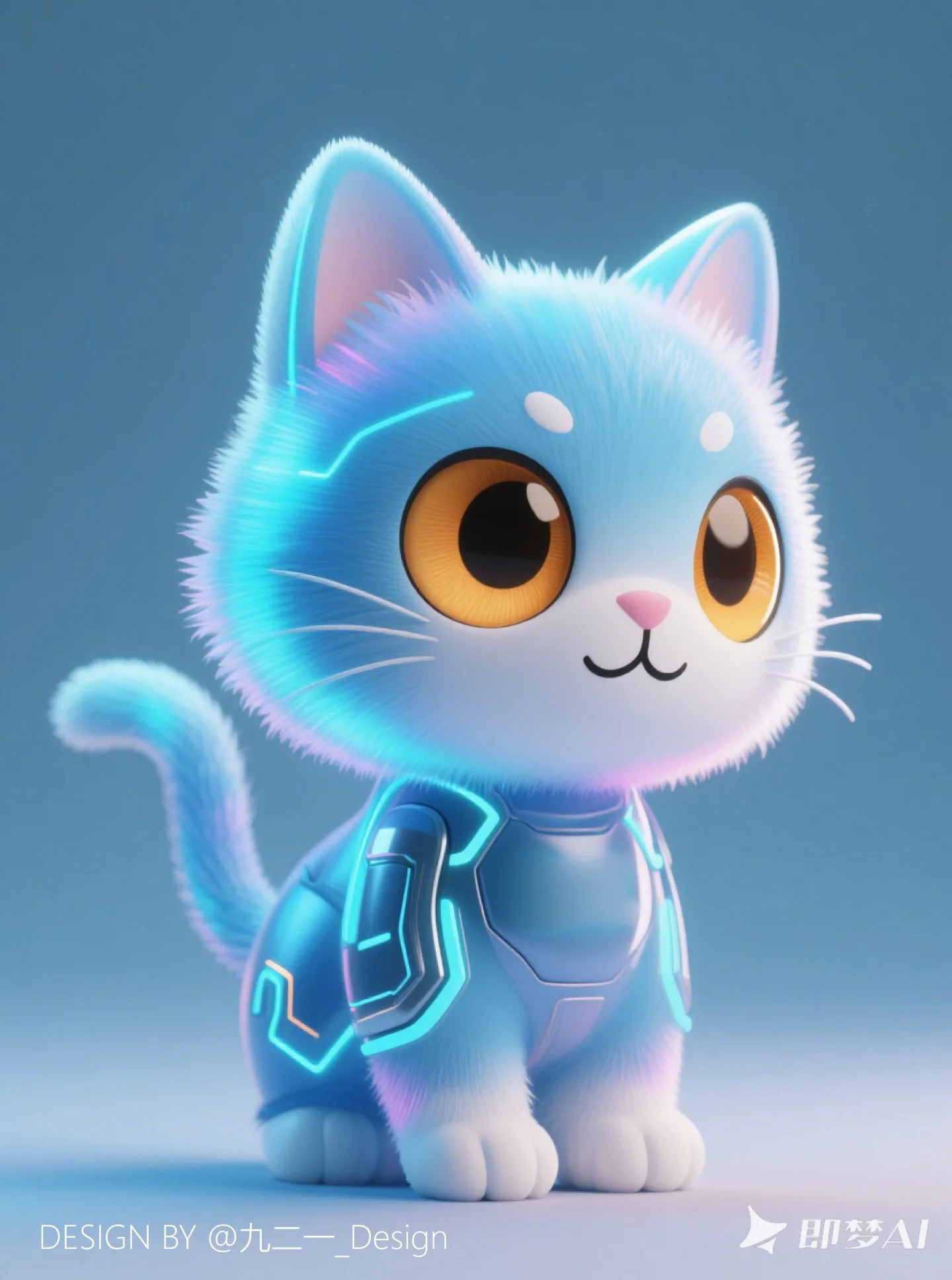 5分钟搞定！7套ZORA赛博潮玩吉祥物AI提示词