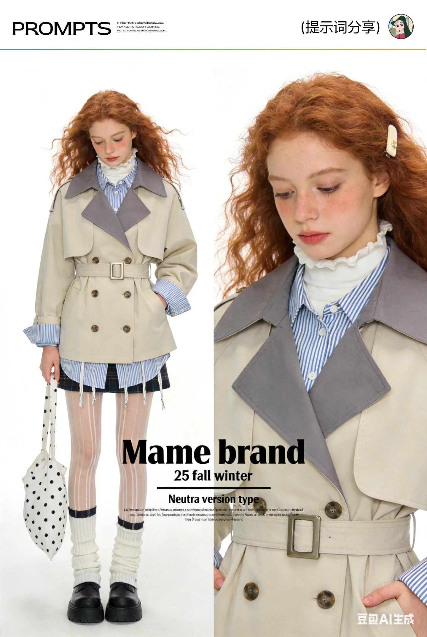 懒人直出杂志大片！法式杂志风json提示词灵感