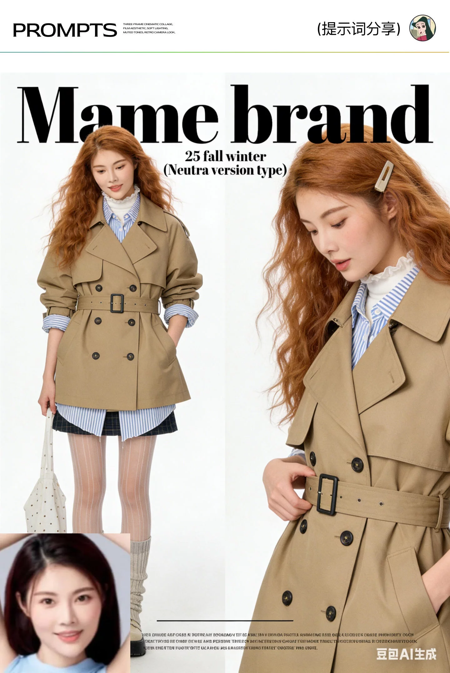 懒人直出杂志大片！法式杂志风json提示词灵感