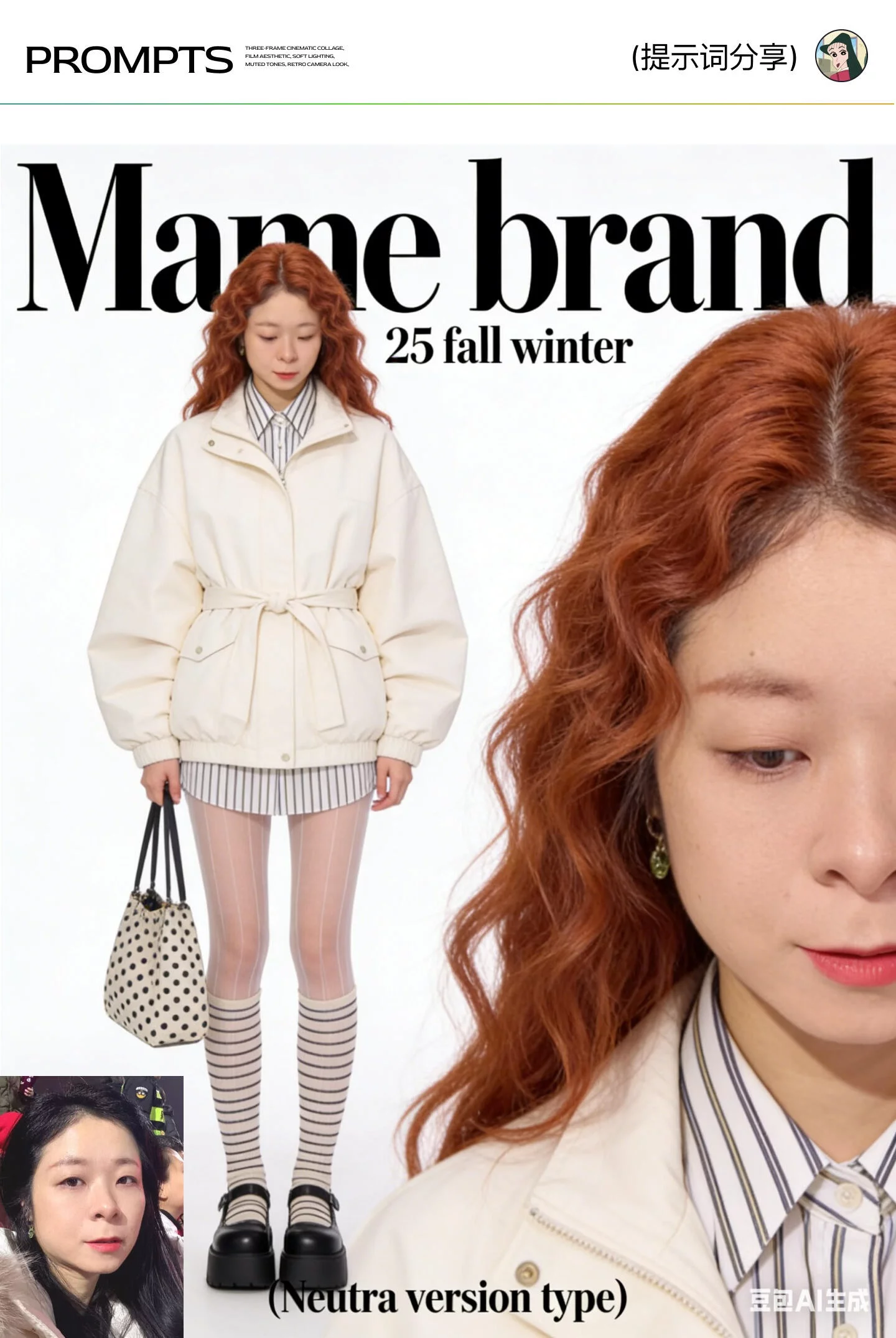 懒人直出杂志大片！法式杂志风json提示词灵感