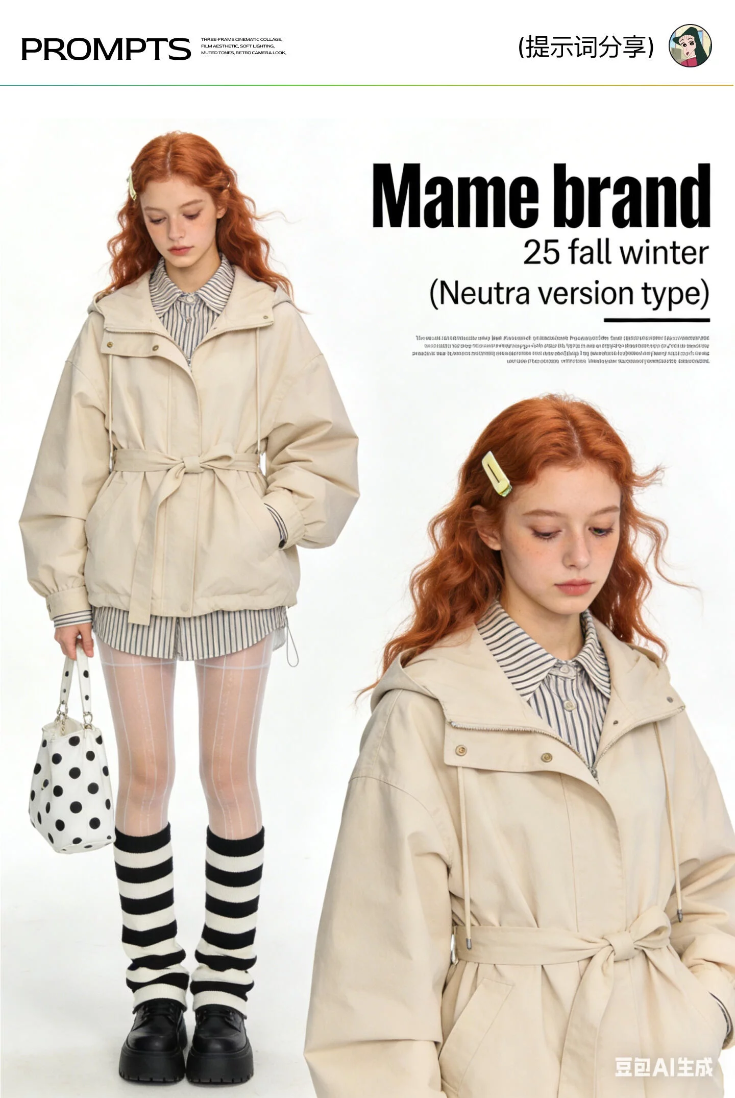 懒人直出杂志大片！法式杂志风json提示词灵感