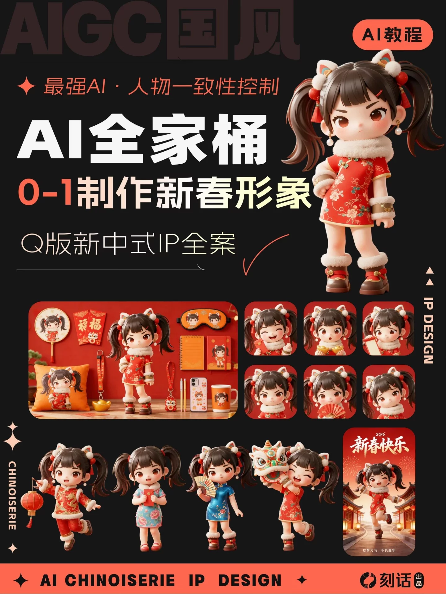 新中式IP设计，AI混搭模型保姆级教程