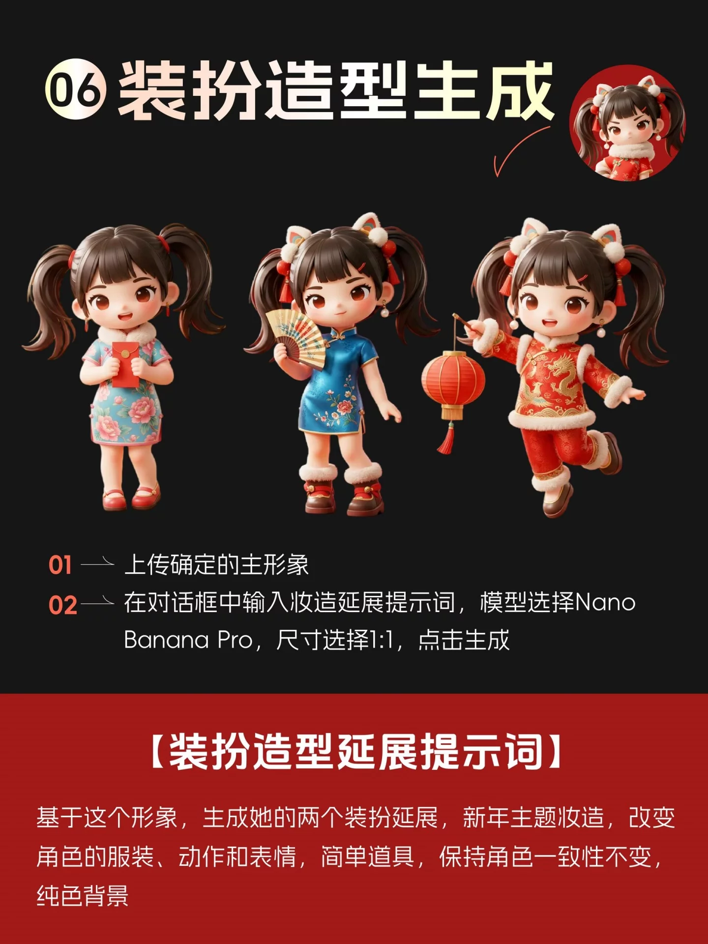 5步搞定新中式IP设计!AI混搭模型保姆级教程