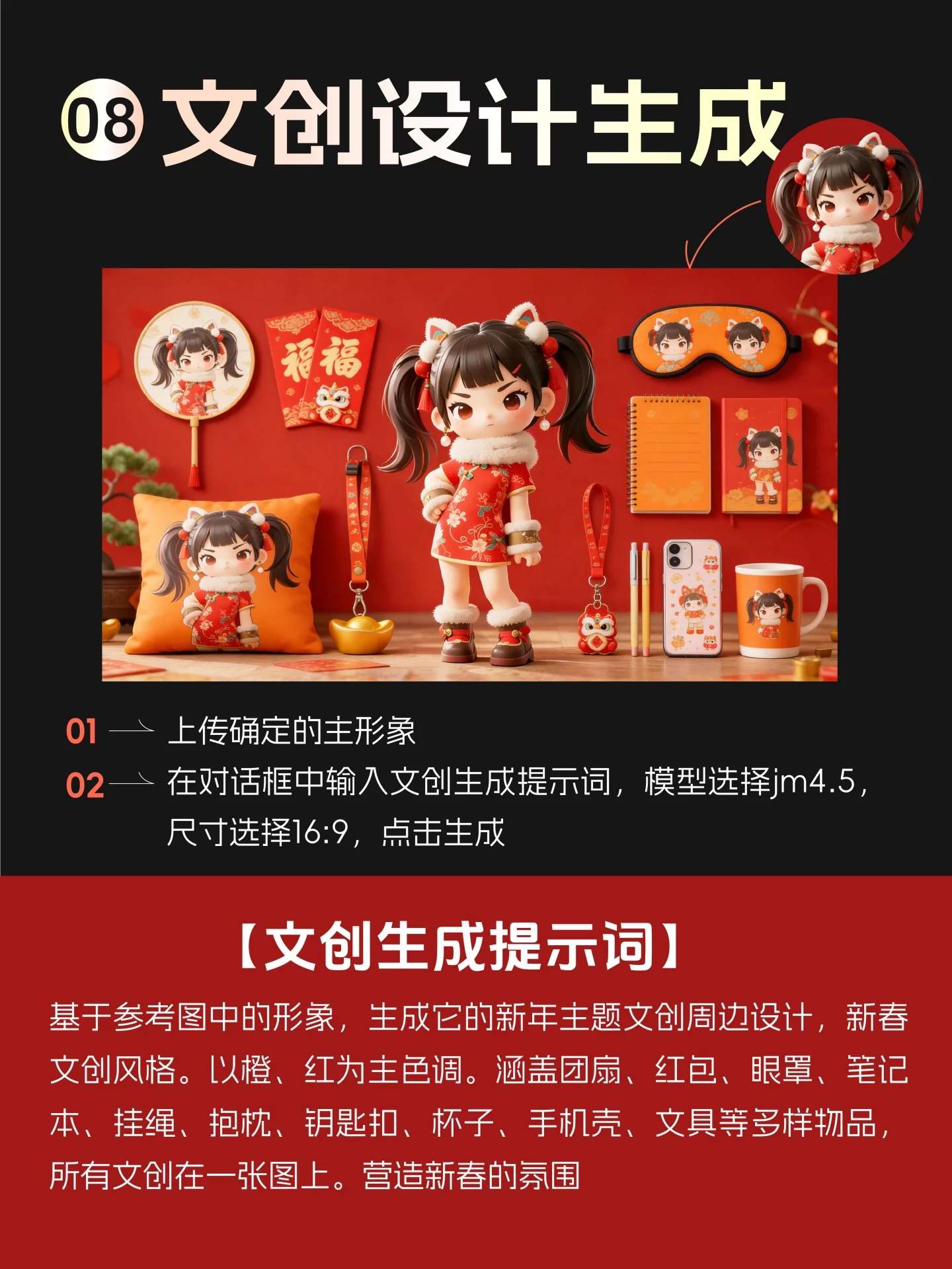 5步搞定新中式IP设计!AI混搭模型保姆级教程