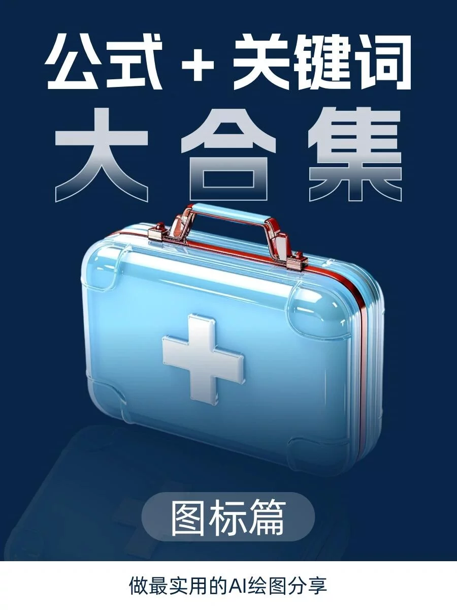 搞定100个爆款图标的提示词公式
