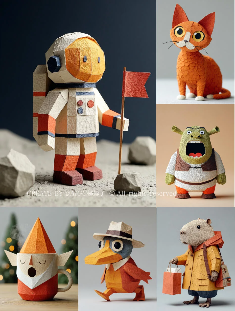 3分钟做出超治愈立体纸艺萌宠