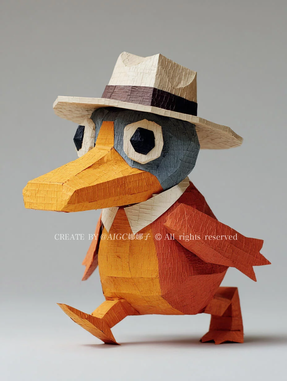 治愈感拉满的Sref！3分钟做出超治愈立体纸艺萌宠