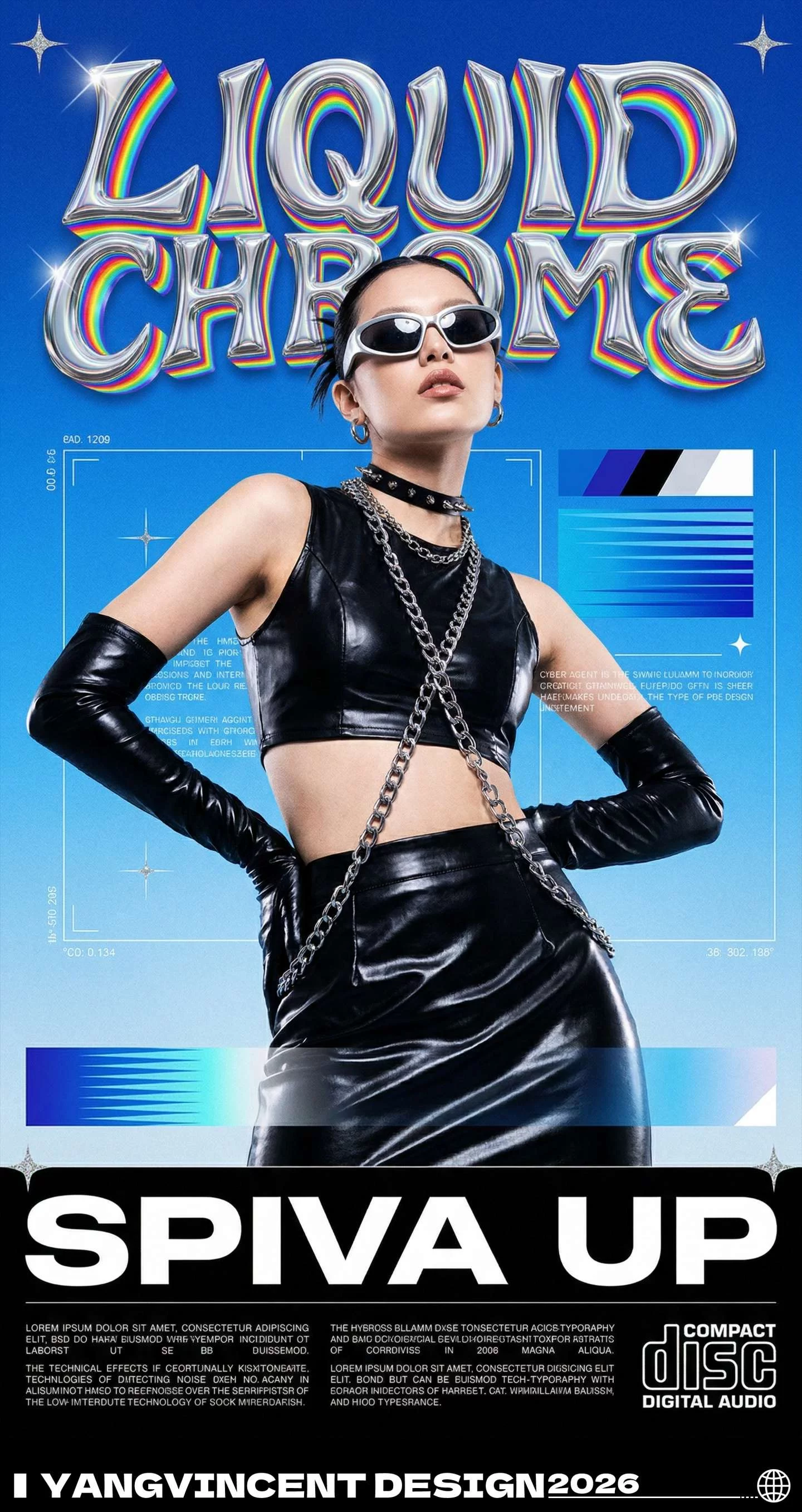 拿好这组Y2K/赛博朋克关键词！出图超惊艳