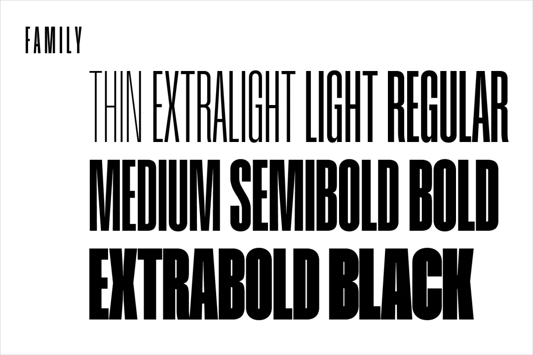 想让视觉设计更有力量感？收藏好这款免费字体！