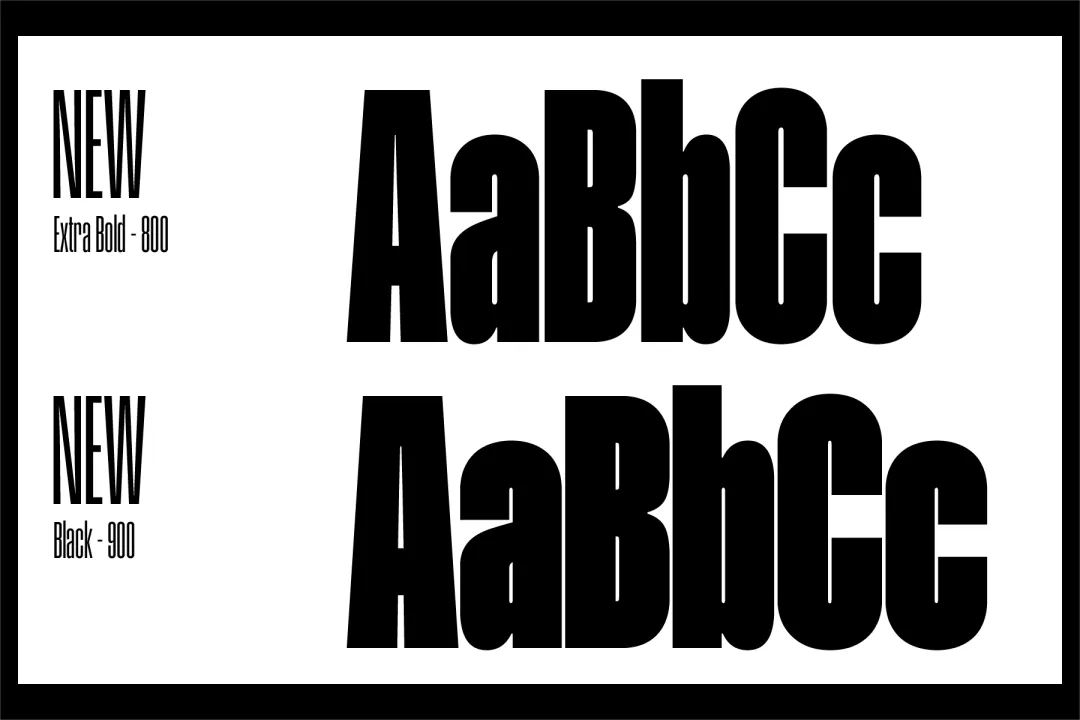 想让视觉设计更有力量感？收藏好这款免费字体！